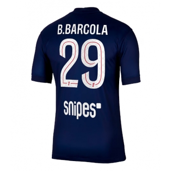 Billige Fotballdrakt Paris Saint-Germain Bradley Barcola #29 Replika Hjemmedrakt 2025-26 Kortermet